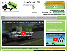 Tablet Screenshot of dumpsterrentaldenver.org